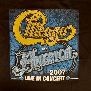 Chicago & America 2007 concert tour shirt .